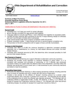 770 West Broad Street Columbus, OH[removed]John R. Kasich, Governor www.drc.ohio.gov