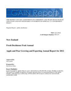 Apple / Pear / Cripps Pink / New Zealand wine / Fuji / Gala / World Apple and Pear Association / Maleae / Agriculture / Braeburn