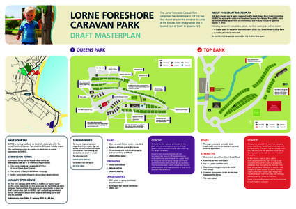 LORNE FORESHORE CARAVAN PARK ABOUT THIS DRAFT MASTERPLAN  The Lorne Foreshore Caravan Park