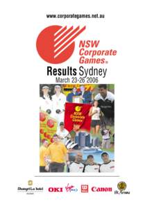 www.corporategames.net.au  Results Sydney March[removed]  NSW