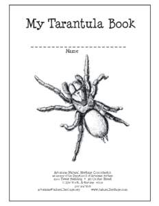 Anatomy of the Texas Brown Tarantula http://www.naturalheritage.com/tarantula  http://www.naturalheritage.com/tarantula