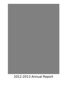 [removed]Annual Report  Report from the Director As this reporting year comes to a close, we are in final preparations to move back to the newly renovated and expanded central library now named the Alice Virginia and D