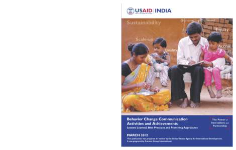 USAID  A TI  Behavior Change Communication Activities and Achievements