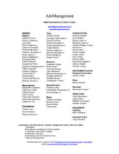 Microsoft Word - Artist List - Graham Pushee.docx