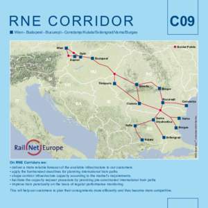 C09  RNE CORRIDOR Wien – Budapest – Bucureşti – Constanța/Kulata/Svilengrad/Varna/Burgas