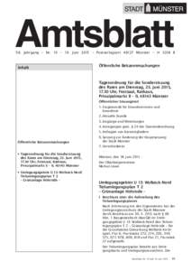 Amtsblatt Nr. 10 vom 19. Juni 2015