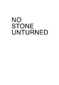 No Stone Unturned: An Ellie Stone Novel