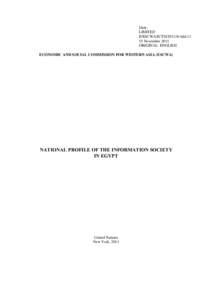 Ministry of Communications and Information Technology / Information and communications technology / Information and communication technologies for development / Economy of Egypt / Information and communication technologies in education / Telecommunications Regulatory Authority / Technology / Communication / Information technology