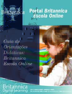 Portal Britannica Escola Online Guia de Orientações Didáticas:
