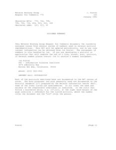 Network Working Group Request for Comments: 776 J. Postel ISI January 1981