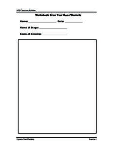 NPS Classroom Activities  Worksheet: Draw Your Own Pfiesteria Name: _________________________ Date: ________________ Name of Stage: _________________________ Scale of Drawing: _______________________