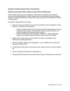 Regulatory compliance / State governments of the United States / British Columbia Conservation Officer Service / Pennsylvania Game Commission / Conservation / Law enforcement / Conservation officer