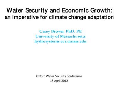 Gross domestic product / Economics / Adaptation to global warming / Economic growth / National accounts / Global warming / Macroeconomics