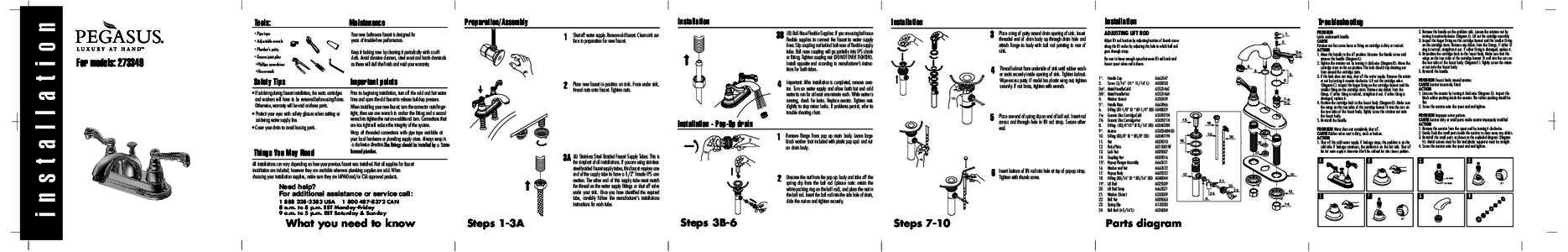 installation  Tools: Maintenance