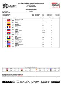 European Athletics Indoor Championships / European and Mediterranean indoor archery championships / European Indoor Championships in Athletics / Athletics / Sport in Europe