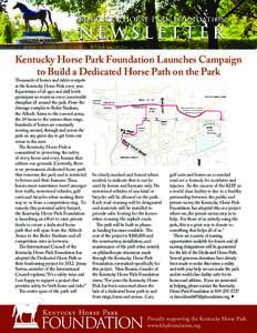 Kentucky Horse Park Foundation Summer 2012 Newsletter  Kentucky Horse Park Foundation Launches Campaign