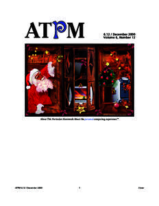 Cover  ATPM[removed]December 2000 Volume 6, Number 12