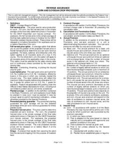 United States Department of Agriculture / Financial institutions / Institutional investors / Agriculture in Mesoamerica / Maize / Soybean / Crop insurance / Insurance / Prevented planting acreage / Agriculture / Food and drink / Energy crops