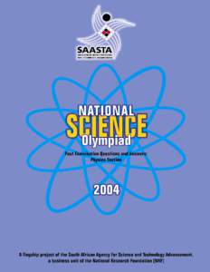 1  PAST EXAMINATION QUESTIONS AND ANSWERS 2004: GENERAL KNOWLEDGE AND PHYSICS SECTIONS Answer 2 (Encyclopaedia Britannica)