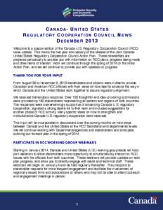 RCC News December[removed]US - Canada