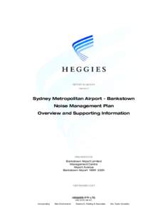 REPORT[removed]R1 Revision 1 Sydney Metropolitan Airport - Bankstown Noise Management Plan Overview and Supporting Information