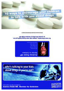 tough on drugs brochure.indd