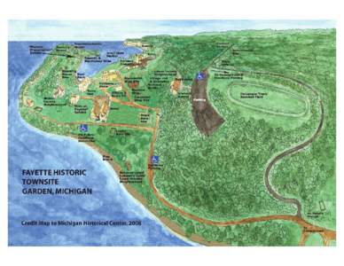 Map of Fayette Historic Townsite