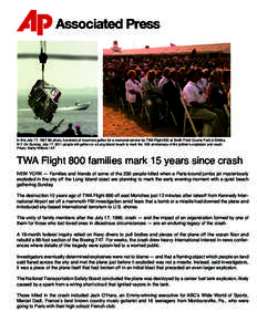 Grief / Brookhaven /  New York / TWA Flight 800 / Trans World Airlines / Grief counseling / Aviation accidents and incidents / Aviation / Transport