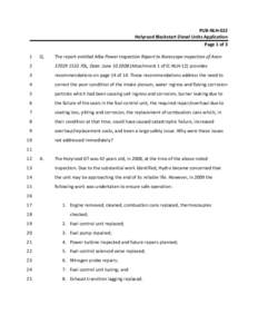 PUB‐NLH‐022  Holyrood Blackstart Diesel Units Application  Page 1 of 3  1   Q. 