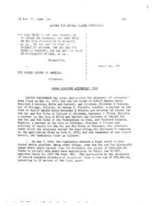 28 Ind. C1. Comm. 234 BEFORE THE INDIAI CLAIMS COMMISSION THE IOWA TRIBE OF THE IOWA RESERVATION I N KANSAS AND NEBRASKA, THE IOWA TRIBE OF THE IOWA RESERVATION I N OKL.4HOPIA,