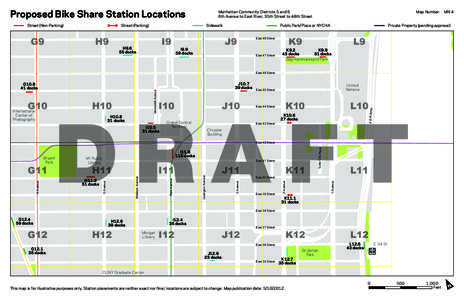 Proposed Bike Share Station Locations Street (Non-Parking) Street (Parking)  H9