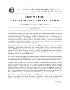 Microsoft Word - Lien Watch Nov-Dec 2007.doc