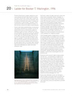 Ladder / Booker T. Washington / Martin Puryear / Alabama / Up from Slavery / Technology / Stairways / Tools