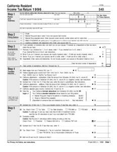 FORM  California Resident Income Tax Return[removed]
