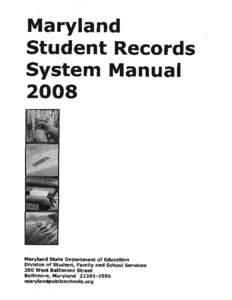 Microsoft Word - Last revised Md Student Records Manual 2008 accept changes.doc