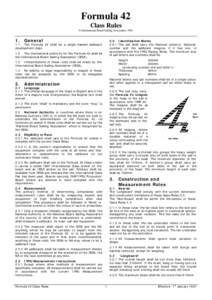 Formula 42 Class Rules  International Board Sailing Association[removed].