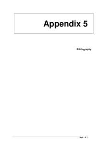 Microsoft Word - Appendix 5 Bibliography.doc