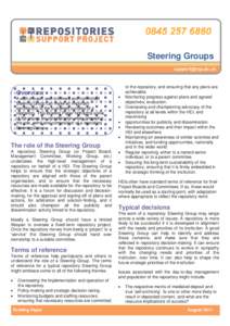 Microsoft Word - Layout_SteeringGroups.doc