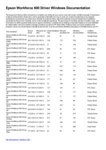 Printer driver / Technology / Seiko / Seiko Epson / Computer hardware