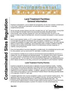 Contaminated Sites: Information for the General Public