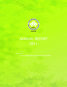 Chapter  MANITOBA ANNUAL REPORT 2011