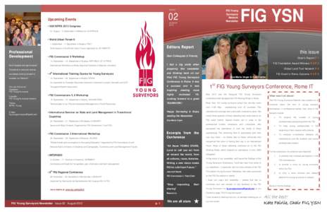 ISSUE  FIG Young Surveyors Network Newsletter