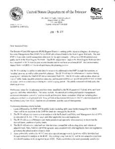 Land management / Bureau of Land Management / Wildland fire suppression / United States / Federal Land Policy and Management Act / Public land / Environment of the United States / Conservation in the United States / United States Department of the Interior