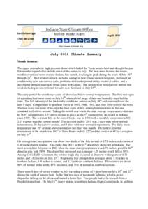 Microsoft Word - july 2011 Climate Summary