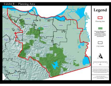 Exhibit B : Planning Area  Legend Pittsburg  Planning Area