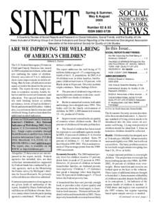 SINET  Spring & Summer, May & August 2005 •