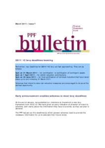 Microsoft Word - PPF Bulletin MARCH[removed]doc