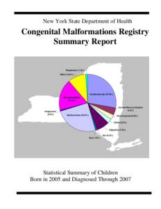 2005 Congenital Malformations Registry Annual Report