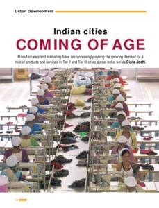 Urban Development  Indian cities COMING OF AGE