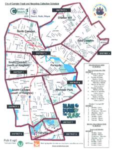 Citv of Camden Trash and Recycling Collection Schedule amden V  lean-*